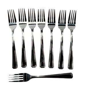 Hampton Silversmiths Dinner Forks 8 Stainless Flatware Extras Replacement HSV188